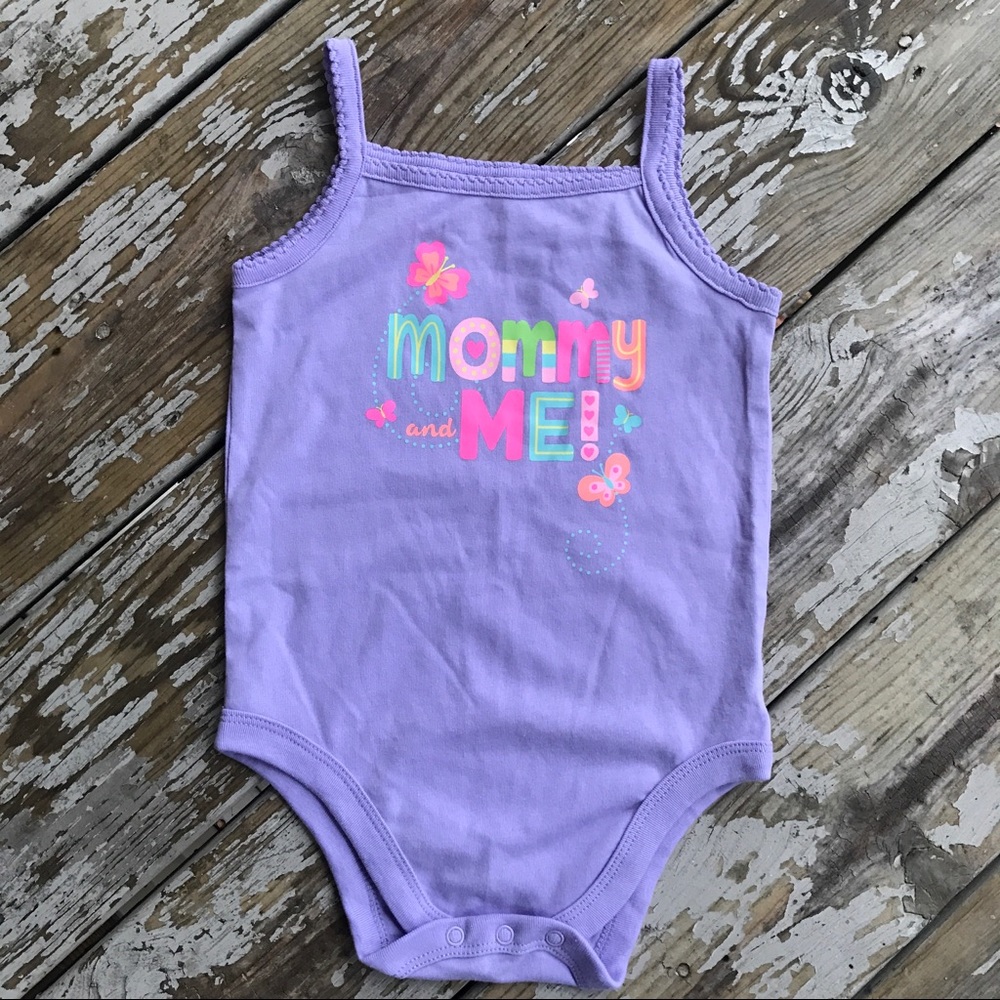 Garanimals Tank Onesie Purple Mommy and Me